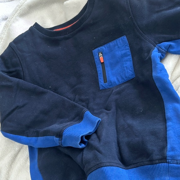 M&S Originals Boy Blue Crew Neck Size 6-7‎ Y - Picture 1 of 7